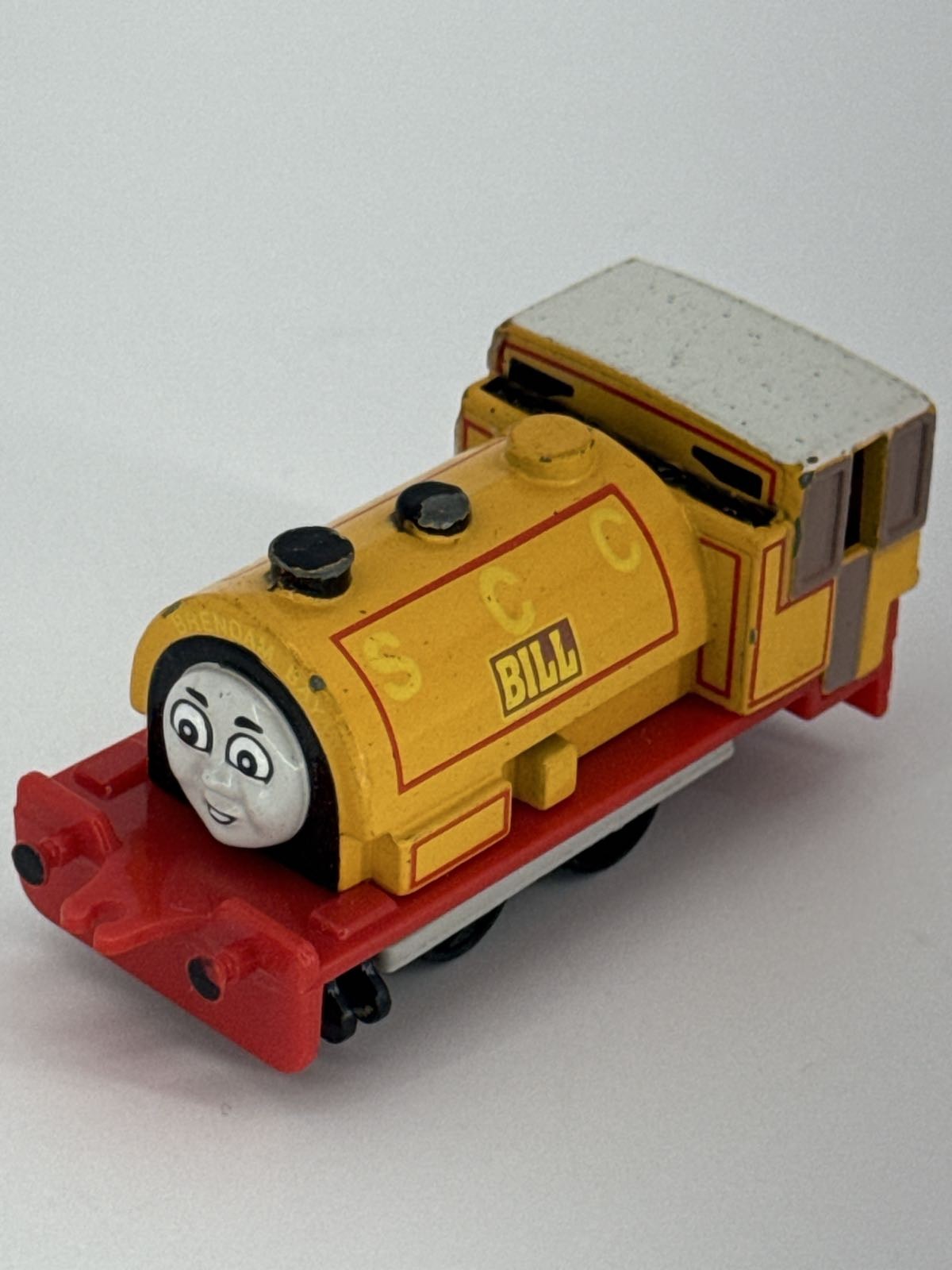 VTG 1991 ERTL Thomas & Friends Bill Diecast Train Tank Engine Yellow SCC