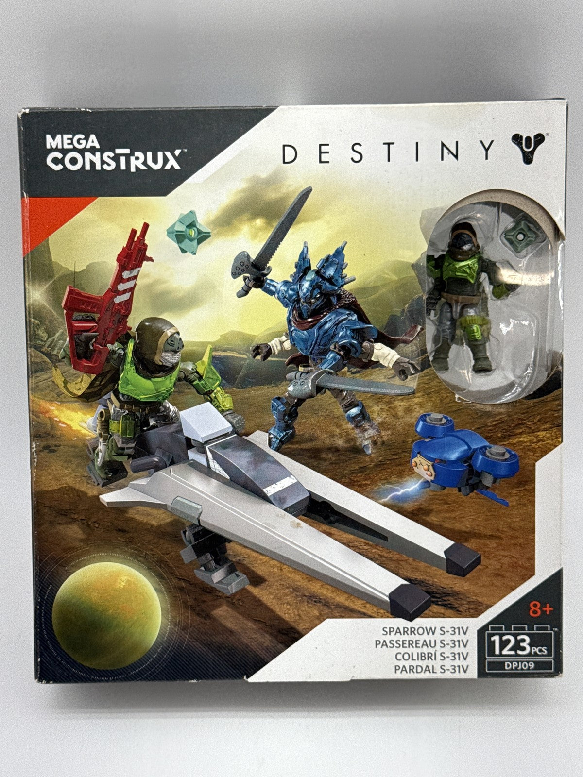 MEGA Construx Destiny Sparrow DPJ09 Building Set 121 Pieces Video Game Plastic