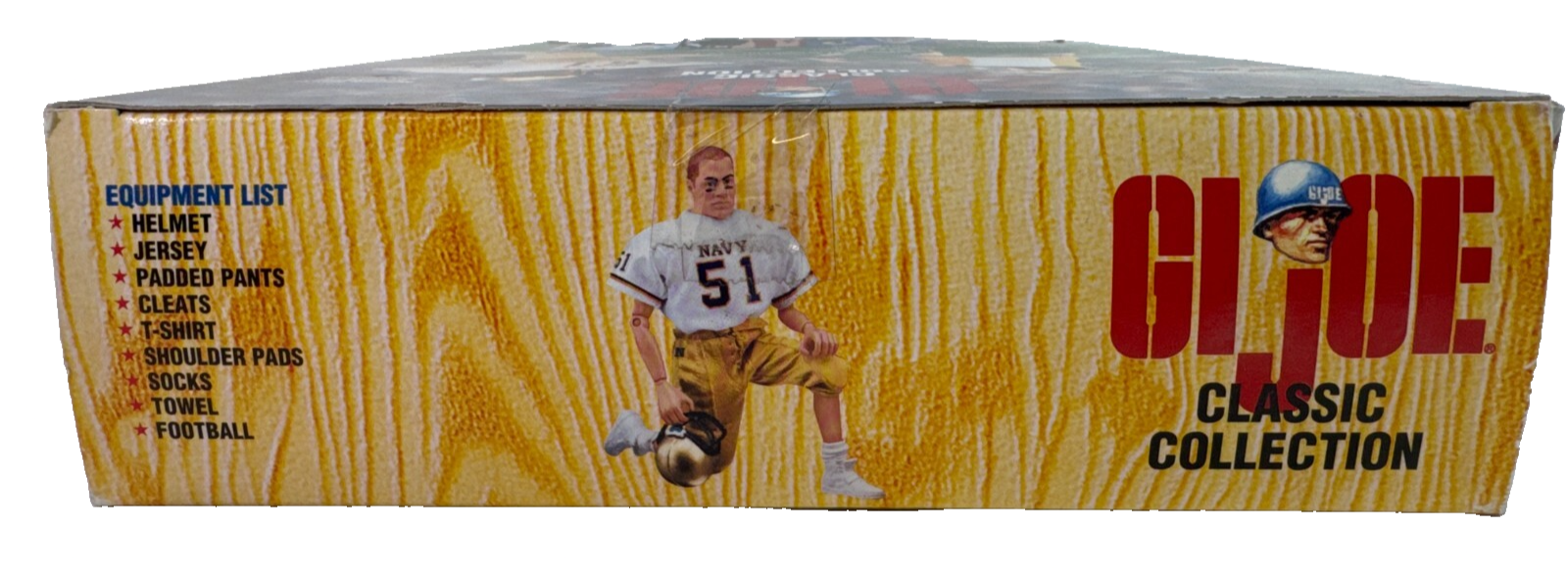 G.I. Joe Classic Collection Navy Football Linebacker 12" Figure 1998 Fair Box