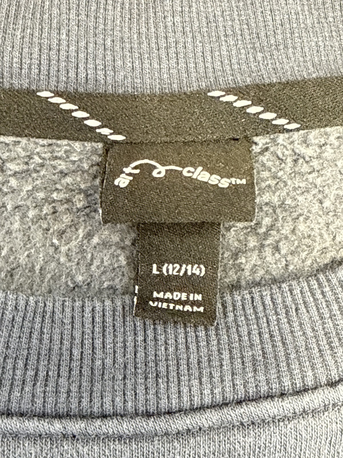ART CLASS Camouflage Crewneck L (12/14) Sweatshirt Dark Blue Fleece Pullover
