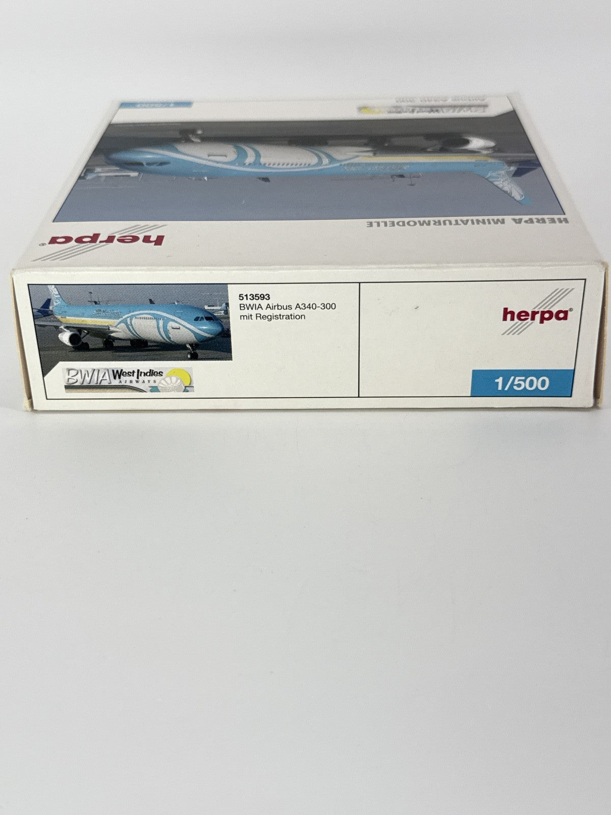 Herpa 1:500 BWIA West Indies Airways Airbus A340-300 Model Aircraft 513593