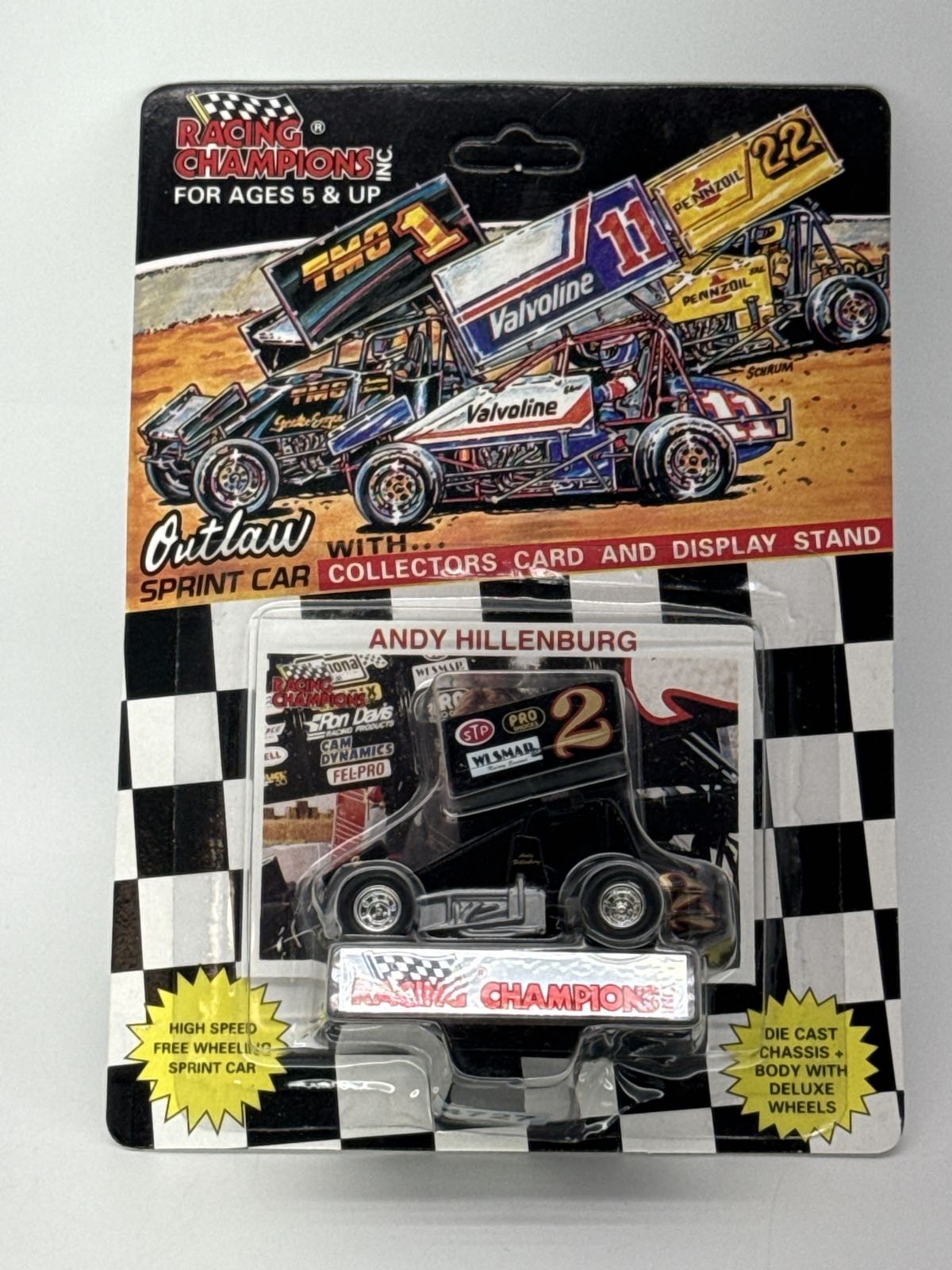 1993 Racing Champions Outlaw Sprint Car #2 Andy Hillenburg 1:64 Diecast NIP