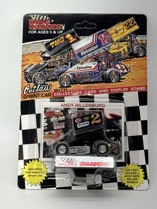 1993 Racing Champions Outlaw Sprint Car #2 Andy Hillenburg 1:64 Diecast NIP