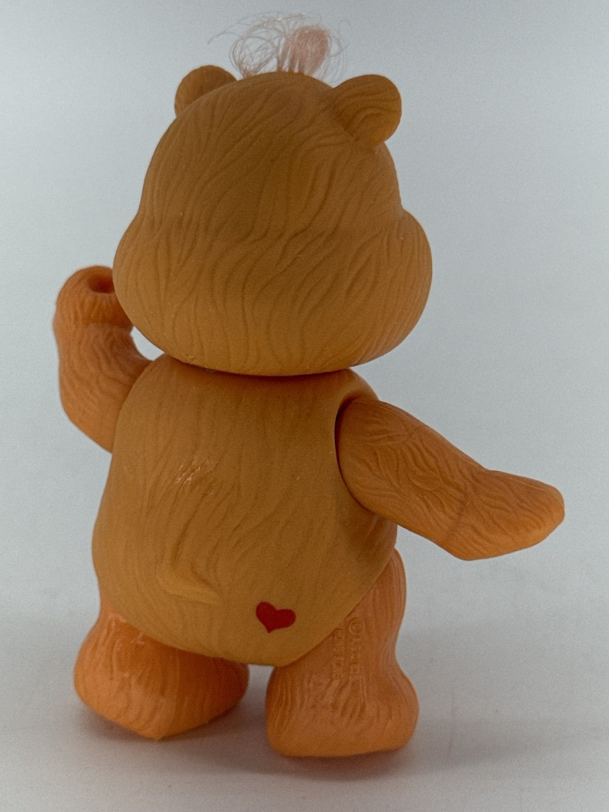 1983 Kenner Care Bears Friend Bear Poseable PVC Figure Sunflowers Orange