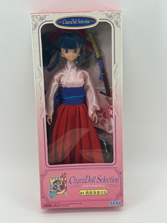 Sega Sakura Wars Doll Masaguchi Sakura 12" Chara Selection Pink Kimono 1996 Japa