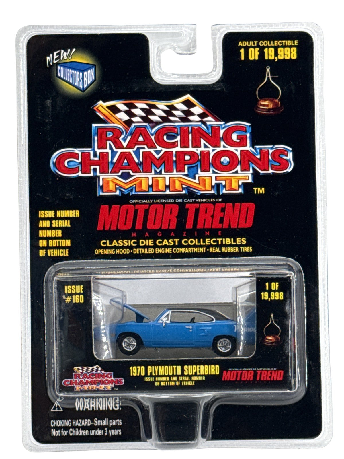Vintage Racing Champions Mint 1970 Plymouth Superbird Die Cast Car Motor Trend N
