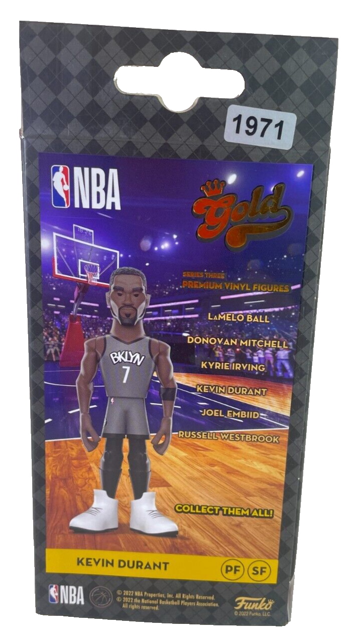 Funko Pop! Gold NBA Nets Kevin Durant 5" Chase