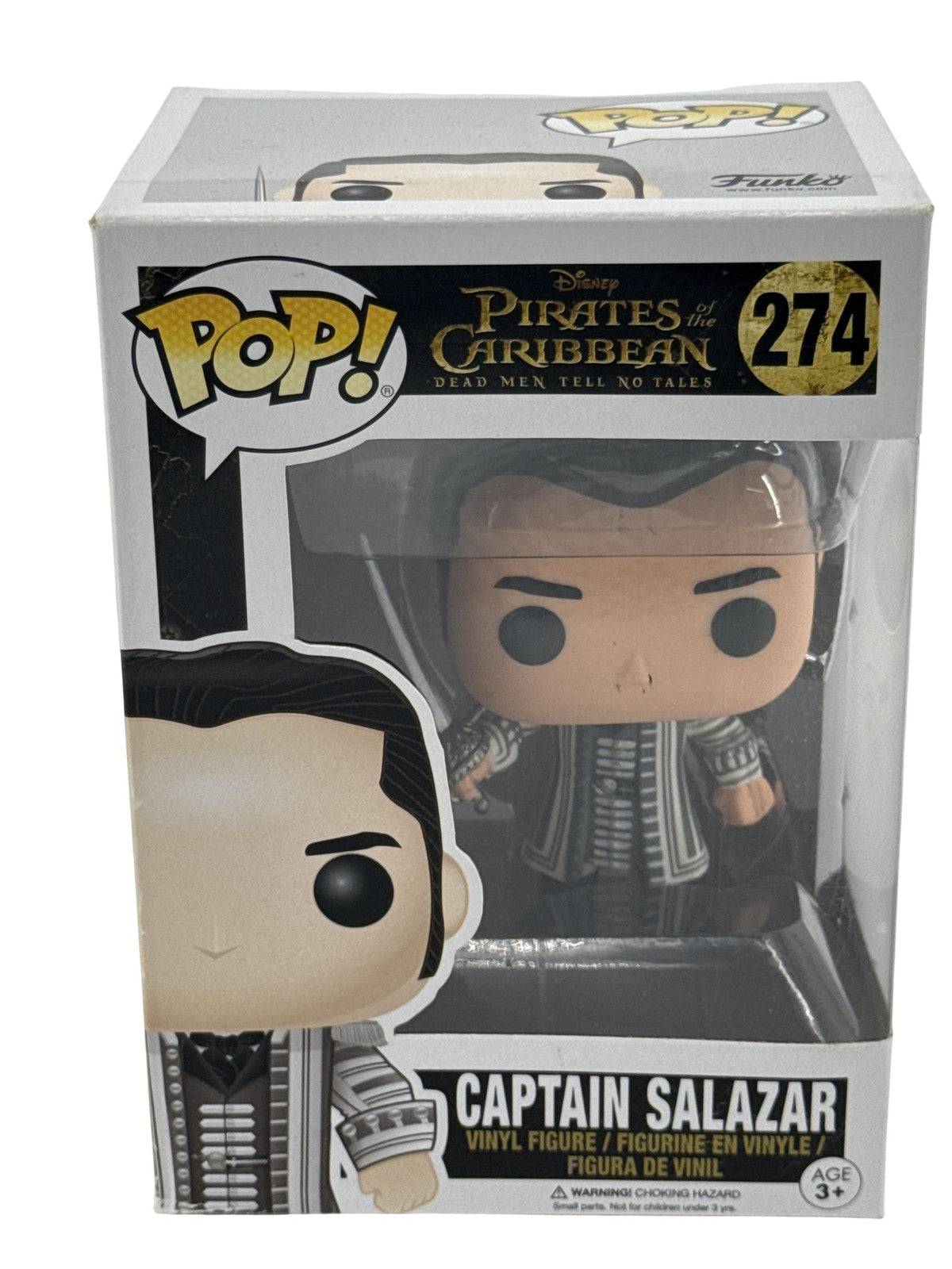 Funko Pop Pirates Of The Caribbean Captain Salazar 274 Figure Vinyl Boxed Black
