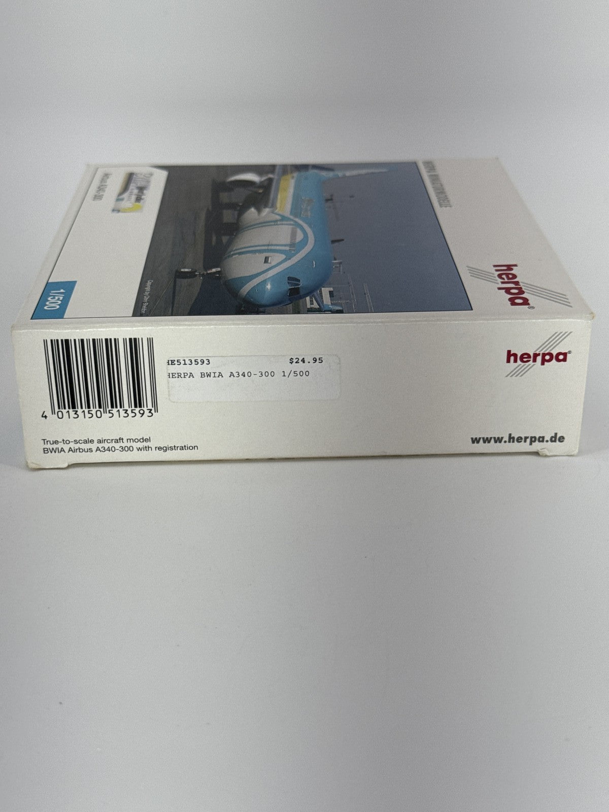 Herpa 1:500 BWIA West Indies Airways Airbus A340-300 Model Aircraft 513593