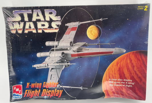 Star Wars X-Wing Fighter Flight Display AMT ERTL Model Kit 8788 SEALED