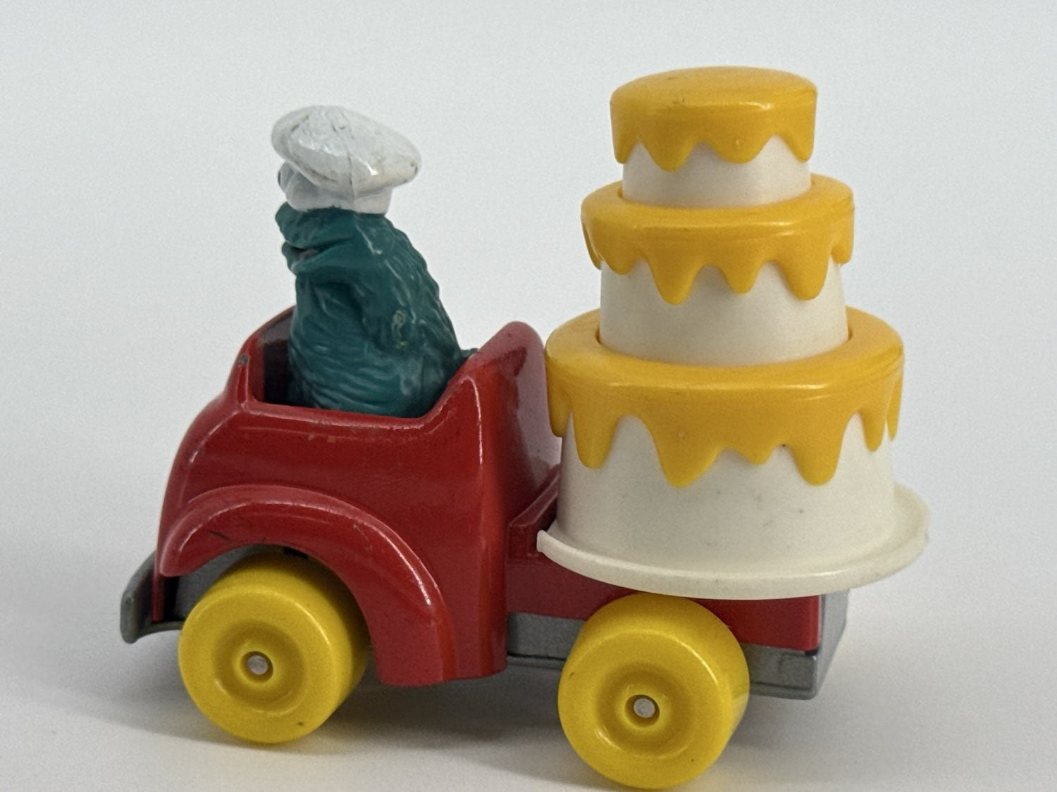 1982 Playskool Sesame Street Cookie Monster Cake Delivery Diecast Truck