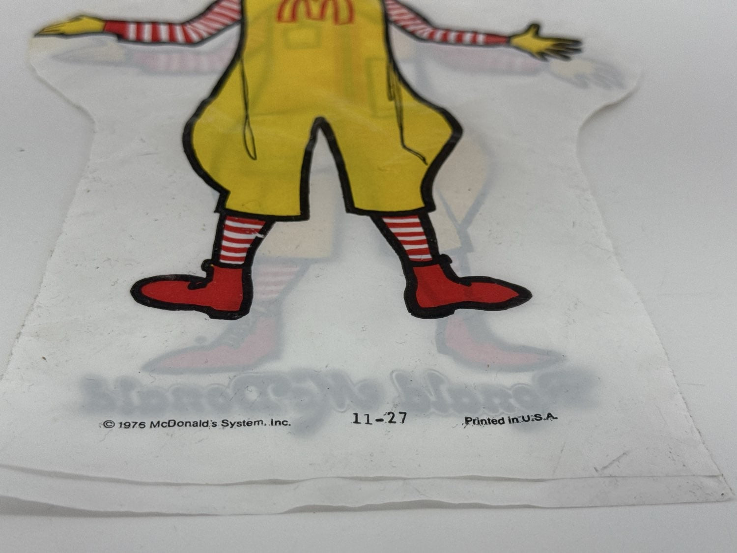 1994 McDonald's Ronald McDonald Happy Meal Train Car Red Engine