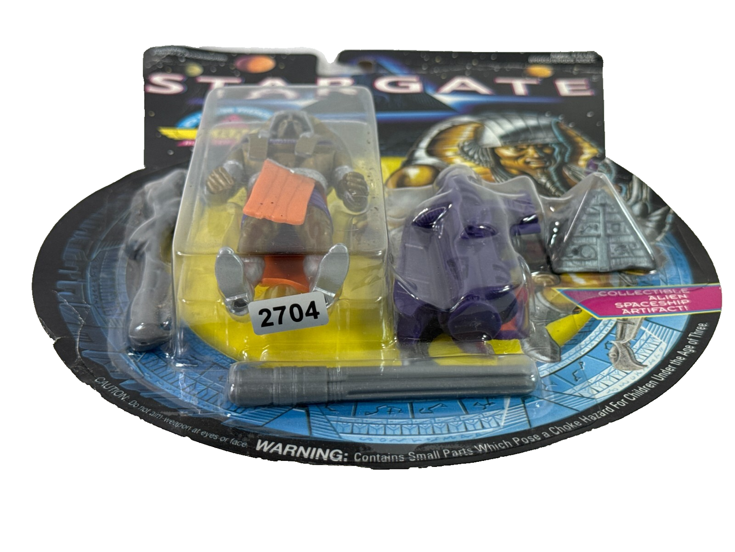 1994 Hasbro Stargate RA Ruler of Abydos Action Figure Carded w/ Accessories