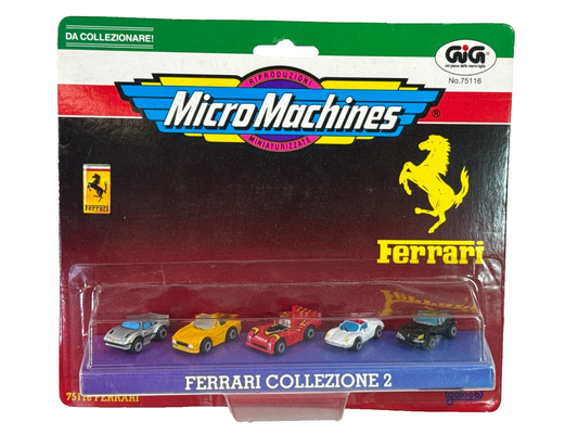 Micro Machines Ferrari Collezione 2 GIG Italy 1996 Galoob Die-Cast Car Set