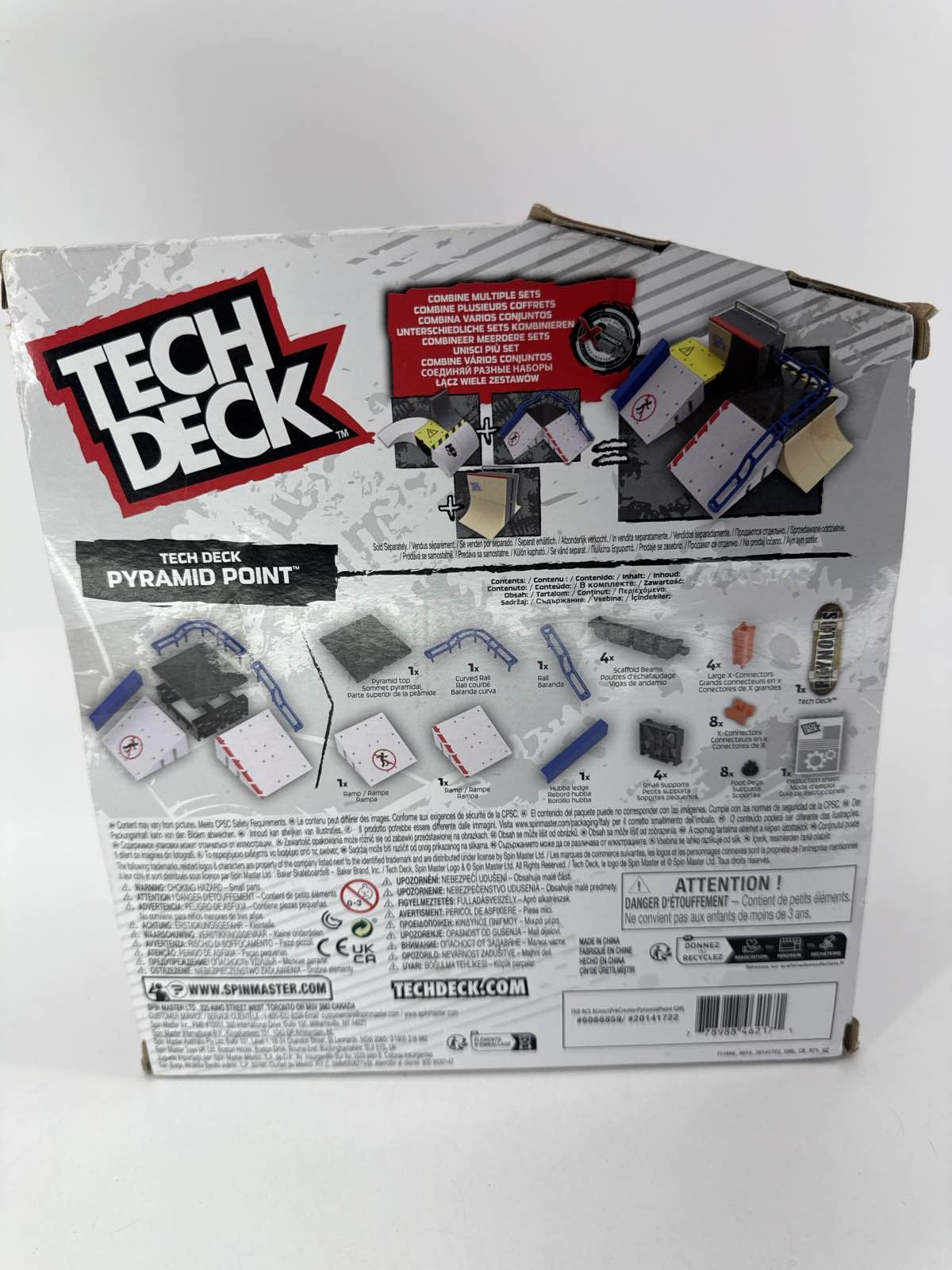 Tech Deck Pyramid Point X-Connect w/ Baker Skateboard Spin Master Ramp