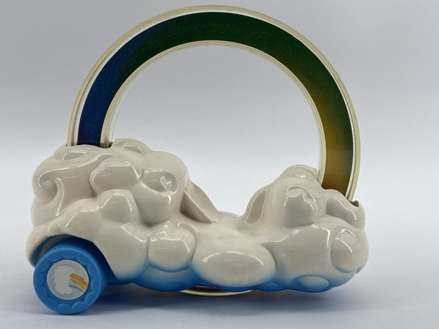 1983 Kenner Care Bears Rainbow Roller Cloud Car Toy
