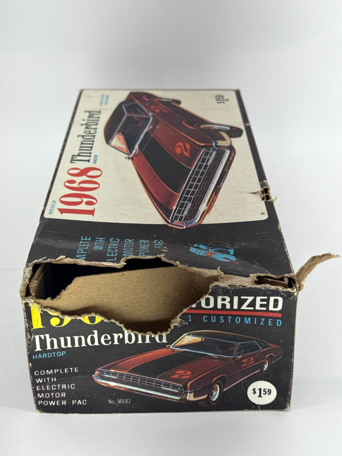 1968 Thunderbird Motorized Model Kit Eldon 1/25 Car Electric Power Boxed VTG