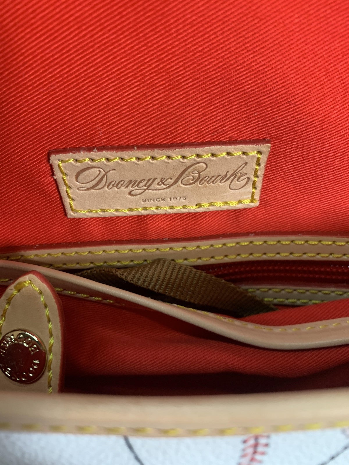 Pittsburgh Pirates Bag Womens One Size White MLB Baseball Dooney & Bourke