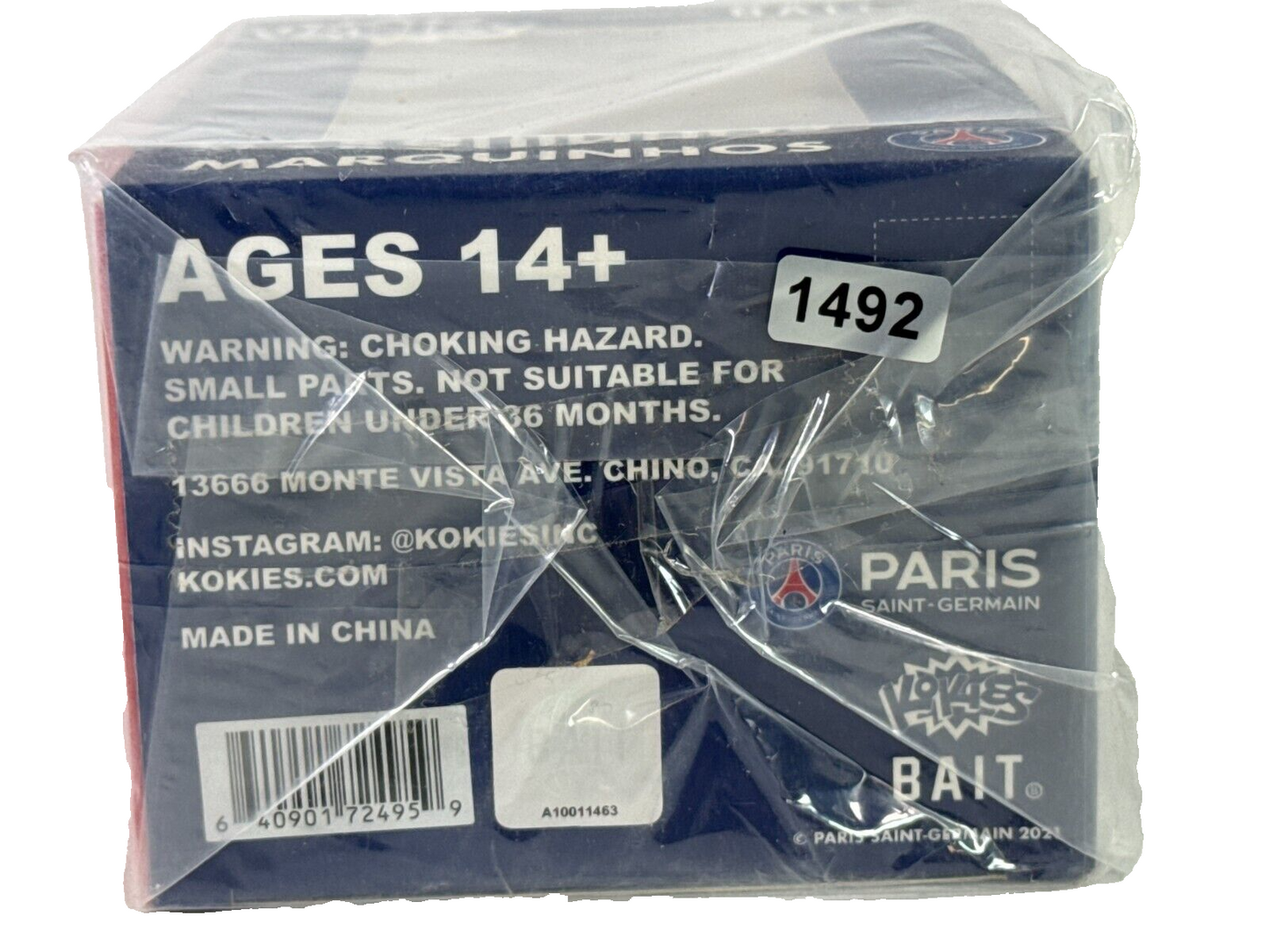 Kokies x BAIT Marquinhos V3 Figure PSG Limited Edition Soccer Collectible Sealed
