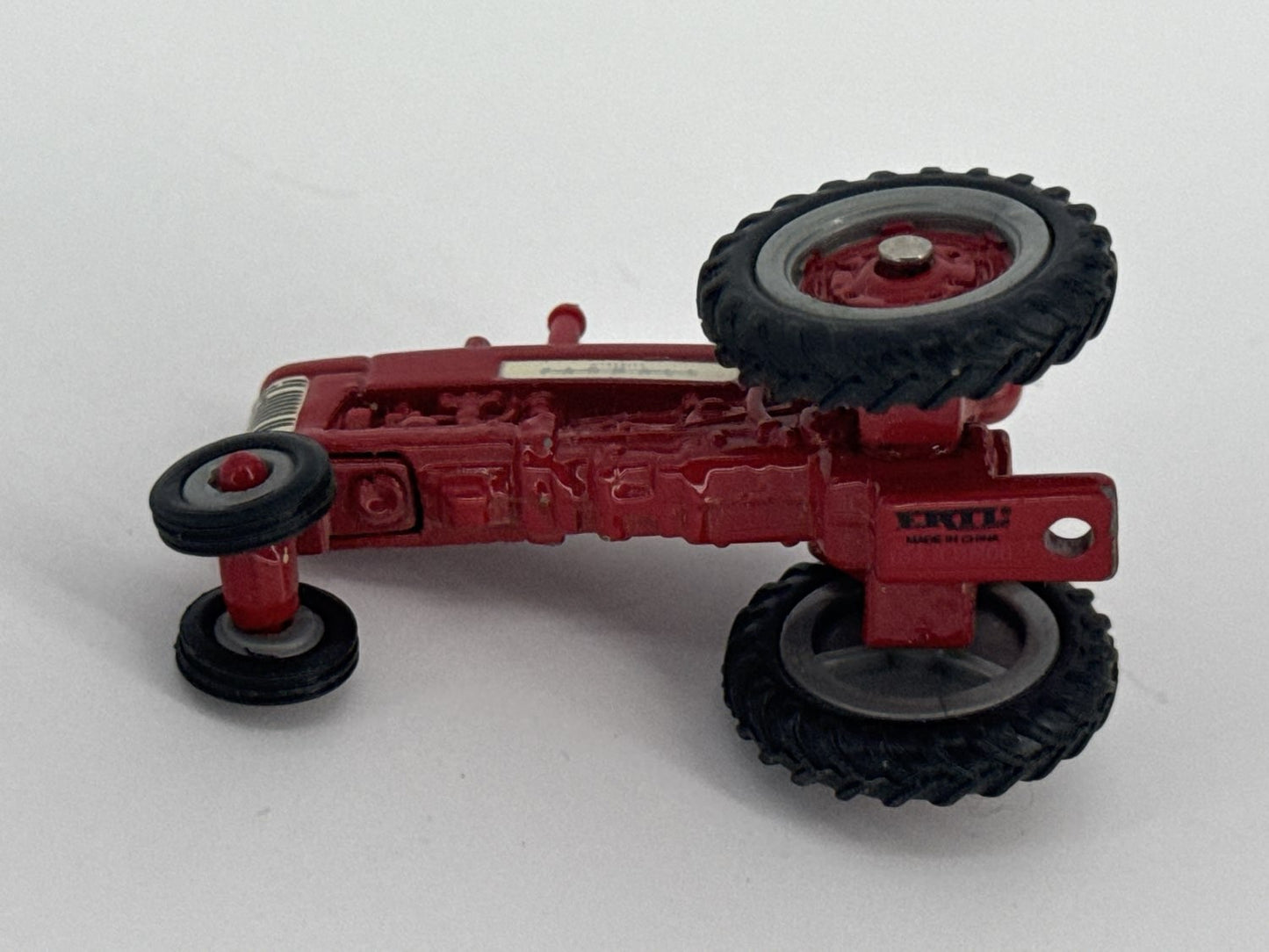 ERTL McCormick Farmall 350 Diecast Tractor & Blue Steamroller Toy Lot