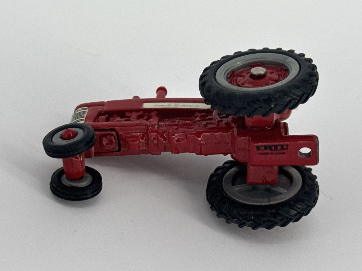 ERTL McCormick Farmall 350 Diecast Tractor & Blue Steamroller Toy Lot