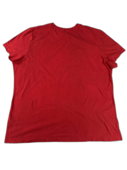 Nike Angels Sports Graphic Tee XL Red Cotton Short Sleeve Crewneck All Y2K
