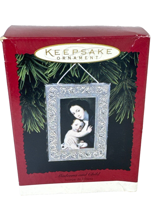 Hallmark Keepsake Madonna and Child Jusepe de Ribera 1996 Ornament - Fine Art 🎄