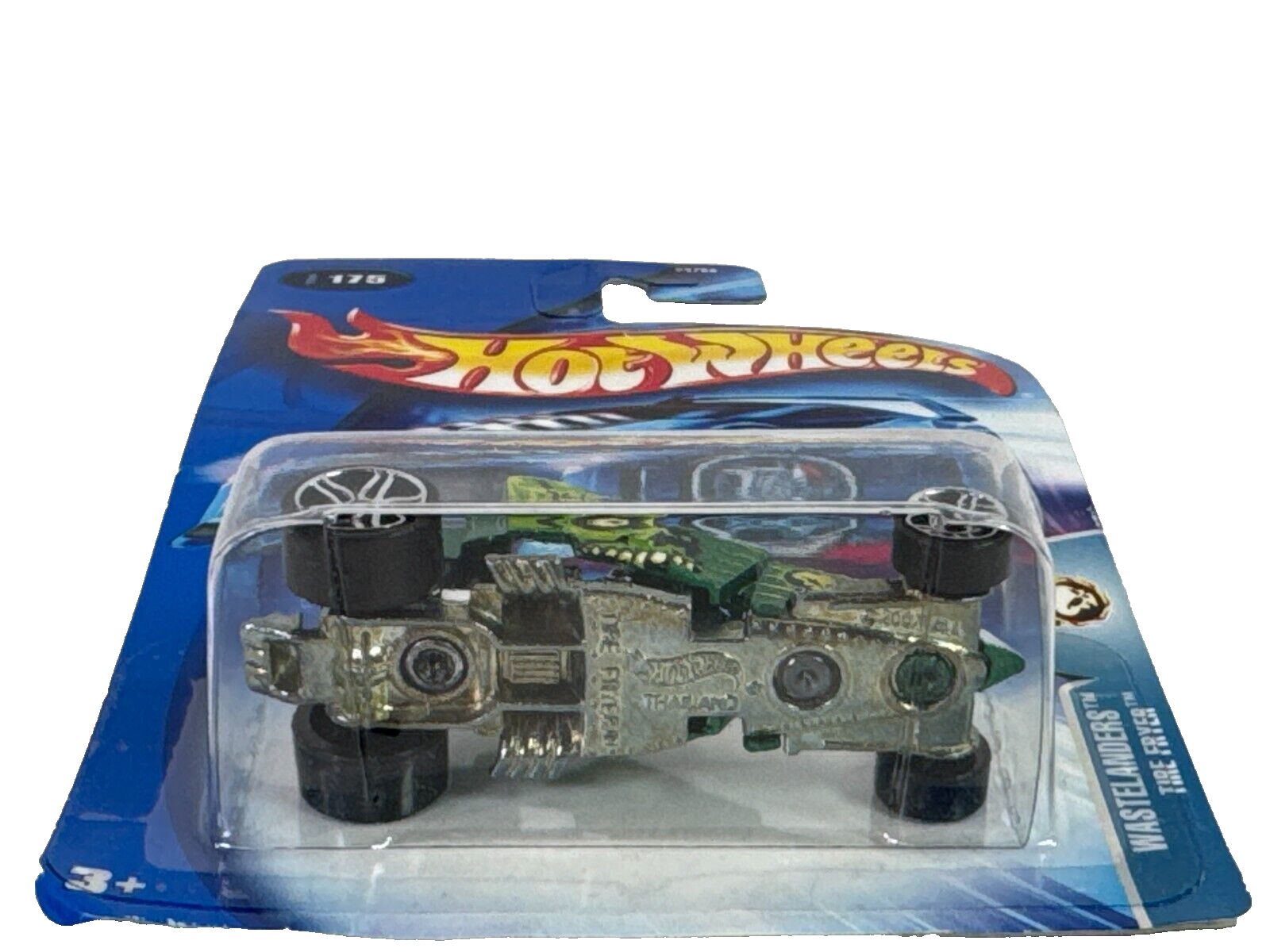 🔥 Hot Wheels Wastelanders Tire Fryer #175 – 2004 Planet Series Metallic Green M