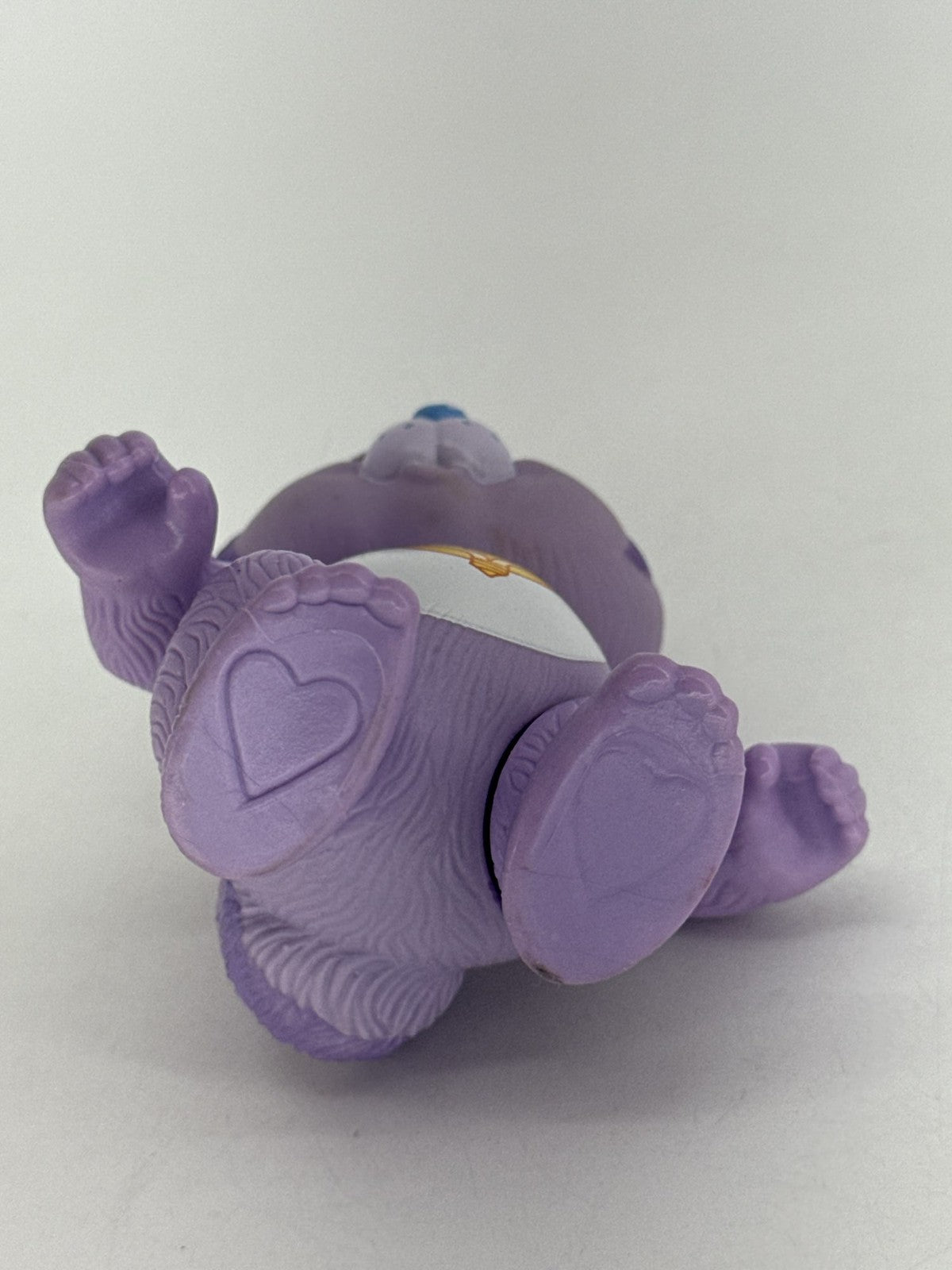 1985 Care Bears Cousins Bright Heart Raccoon Poseable Toy 3.5