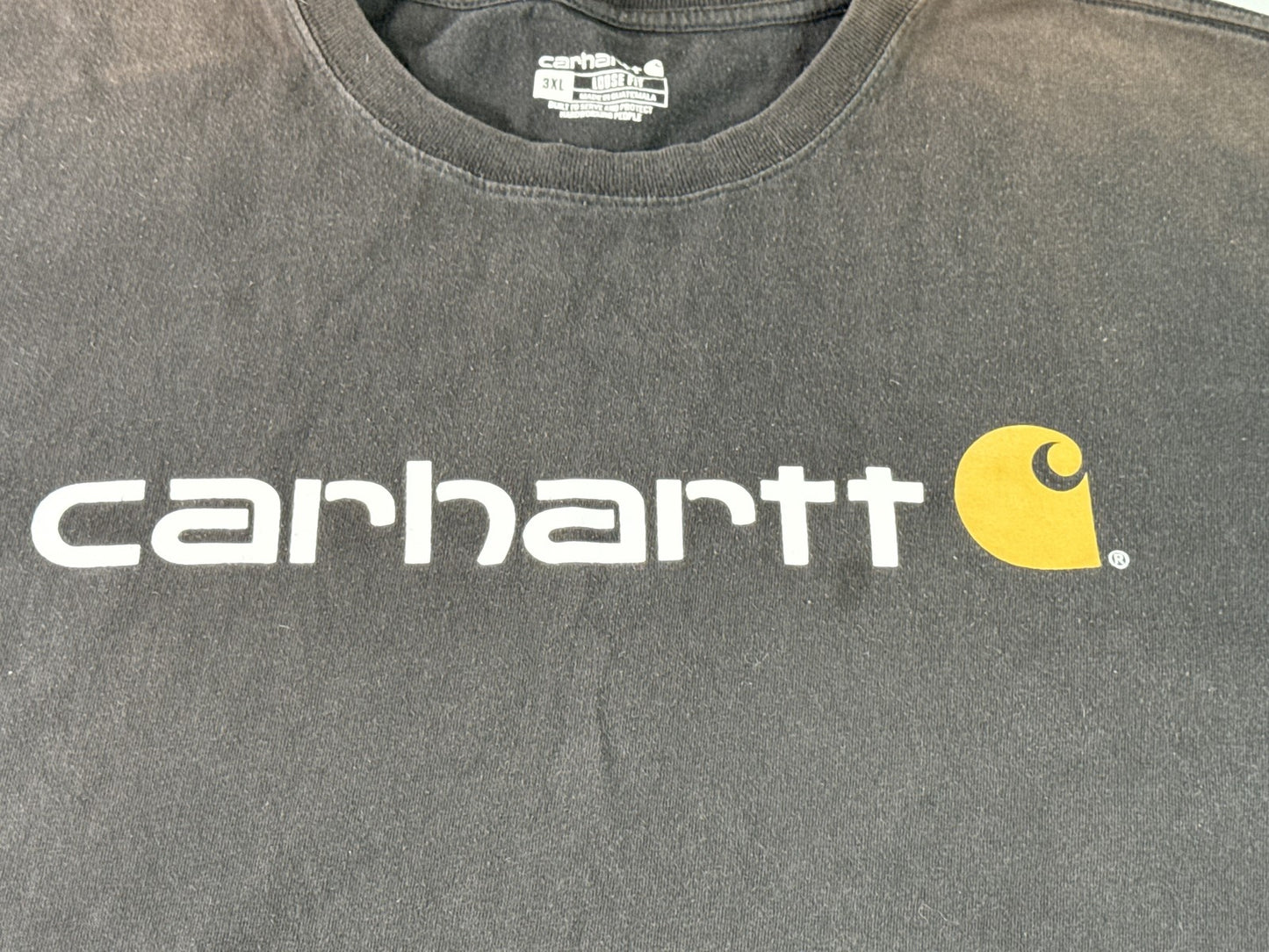 Carhartt Graphic Tee 3XL Black Cotton Short Sleeve Crewneck Workwear Fit