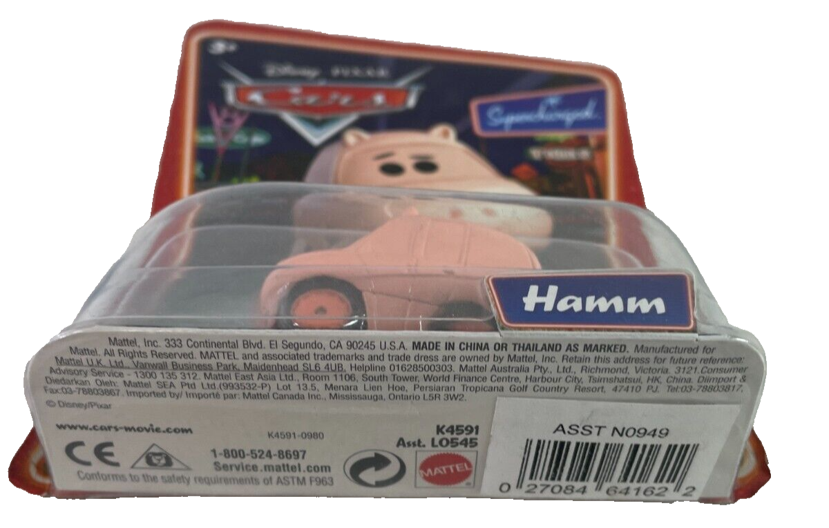 Disney Pixar The World of Cars Diecast Hamm Supercharged 1:55 🐷🚗