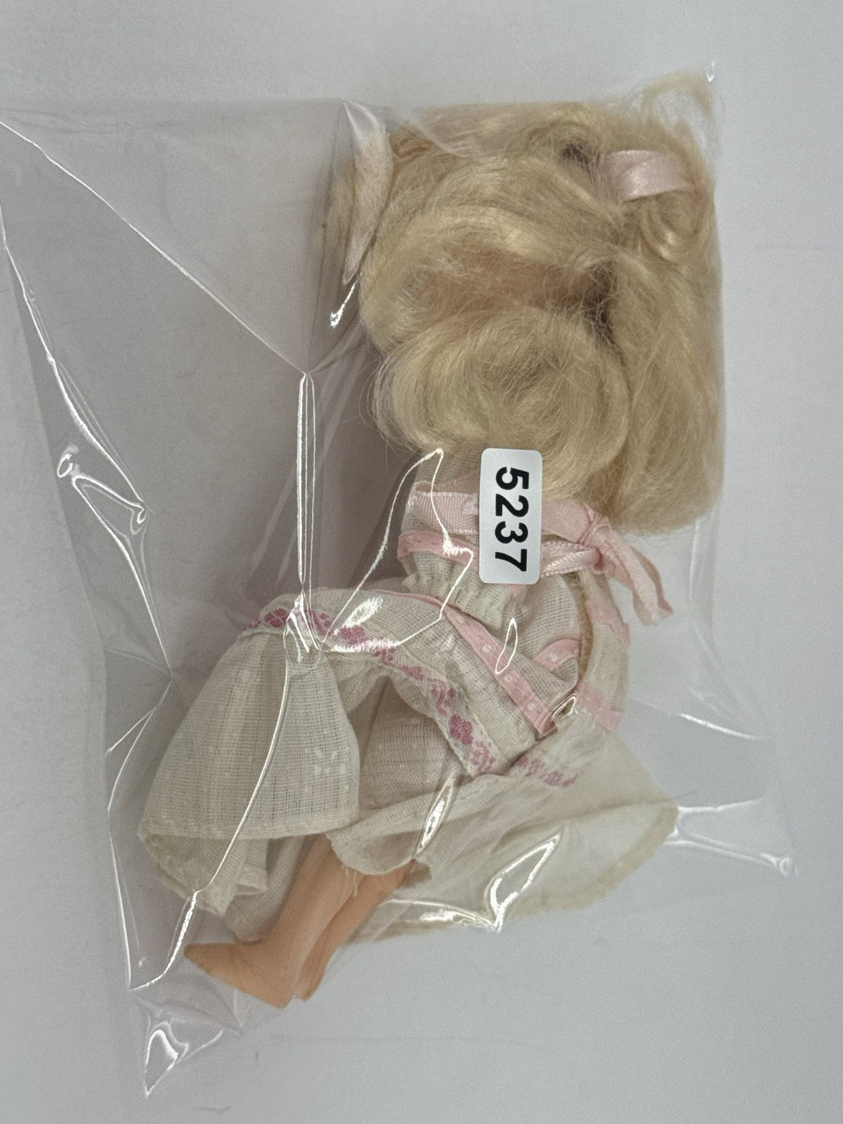 1985 My Little Pony G1 Megan Doll White Pink Dress 6" Hasbro