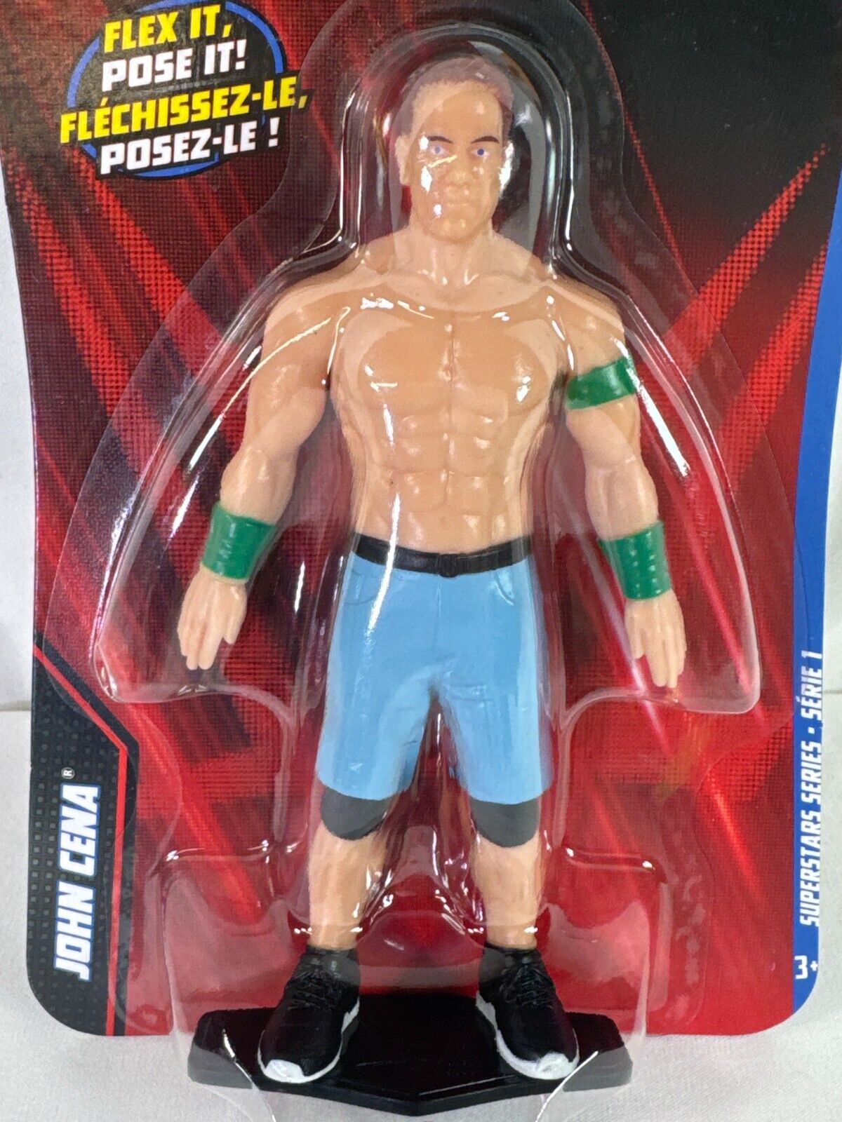 WWE FleXfigs John Cena Series 1 Bendable Action Figure – Ultra-Posable Toy! 🔥