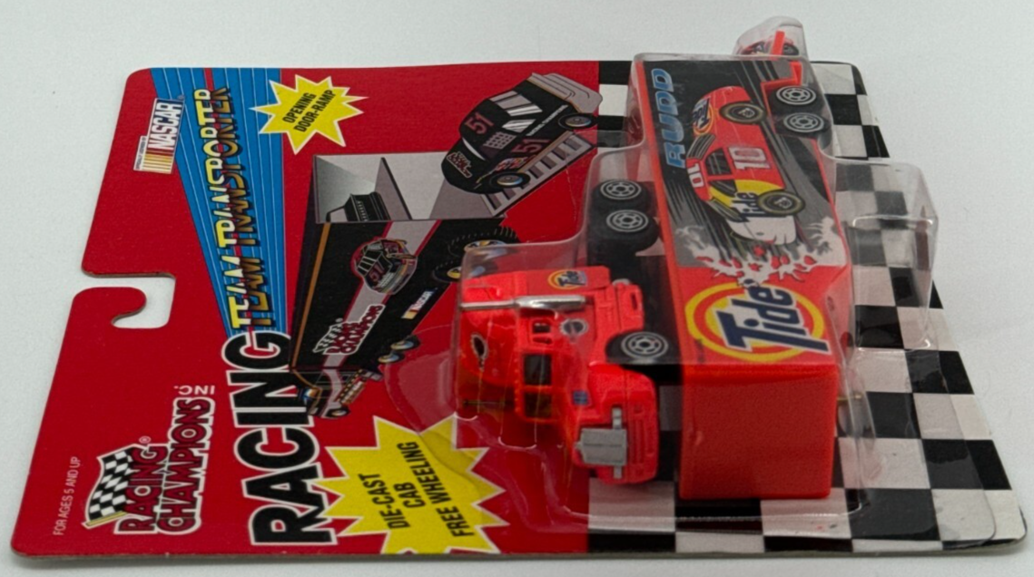 1996 NASCAR #10 Ricky Rudd Tide Racing Team 1/87 Diecast  Transporter & Car 