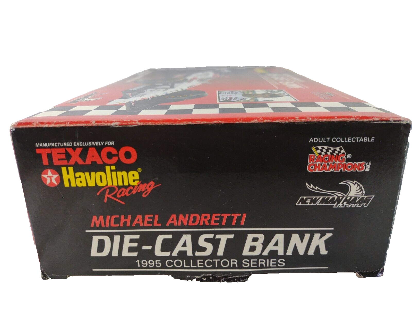 1995 Texaco Havoline Michael Andretti Die Cast Bank 1:24 Car Racing Collectible
