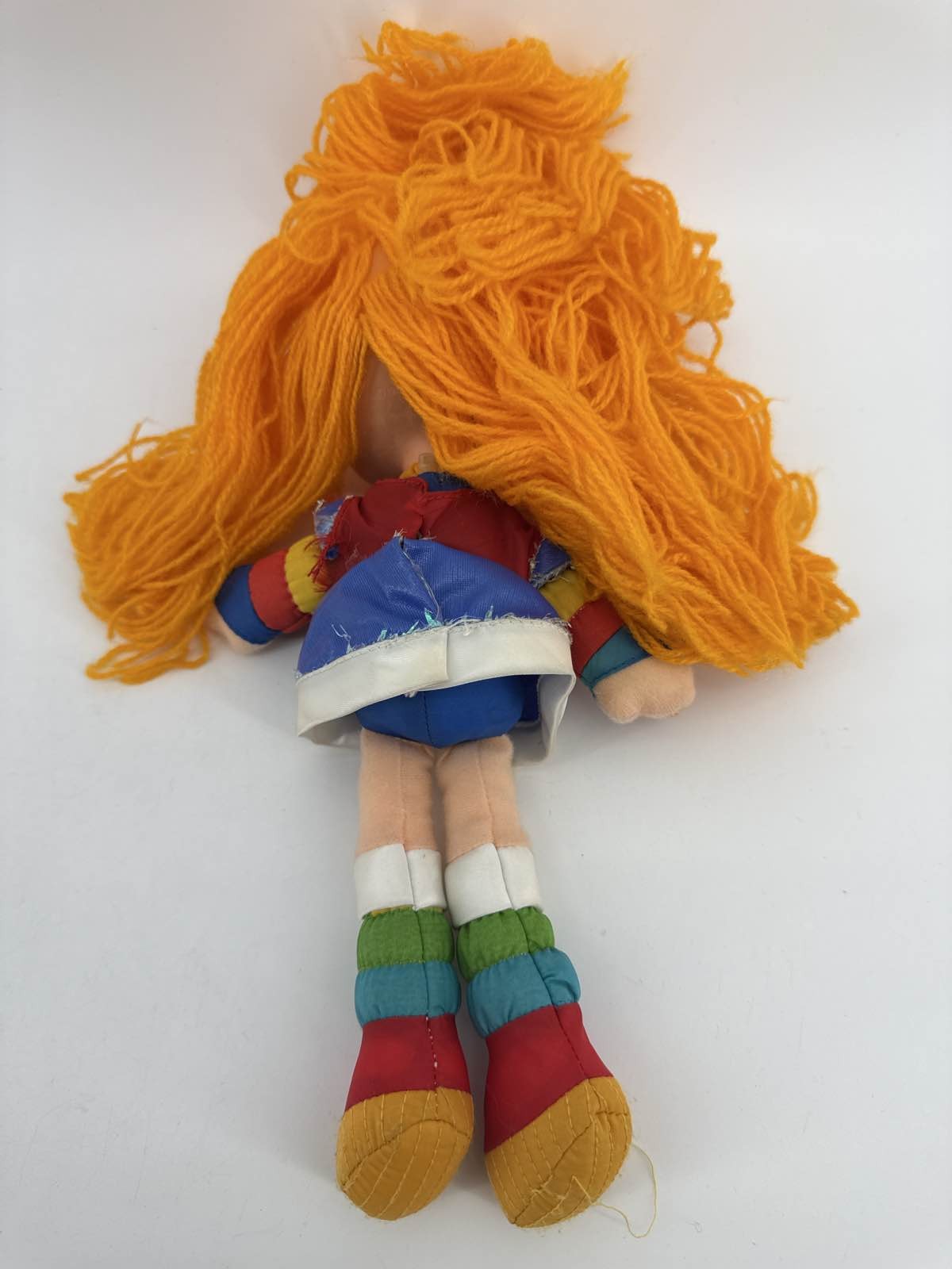 1983 Rainbow Brite 10" Doll Plush Mattel Hallmark Orange Yarn Hair