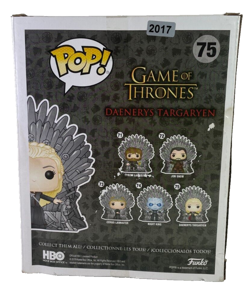 Funko Pop! Deluxe: Game of Thrones - Daenerys Targaryen (Iron Throne) #75 Funko