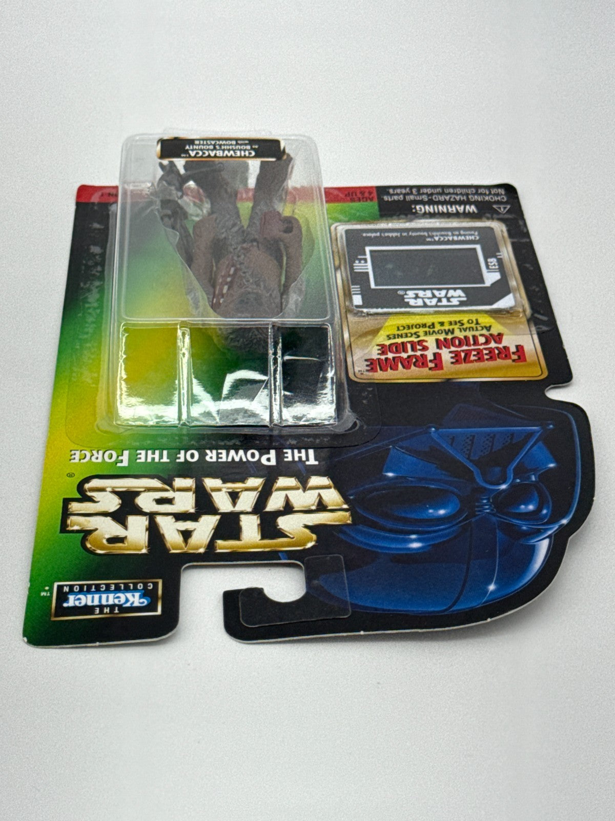 Star Wars POTF Chewbacca Boushh’s Bounty 1998 Kenner New Freeze Frame Slide MOC