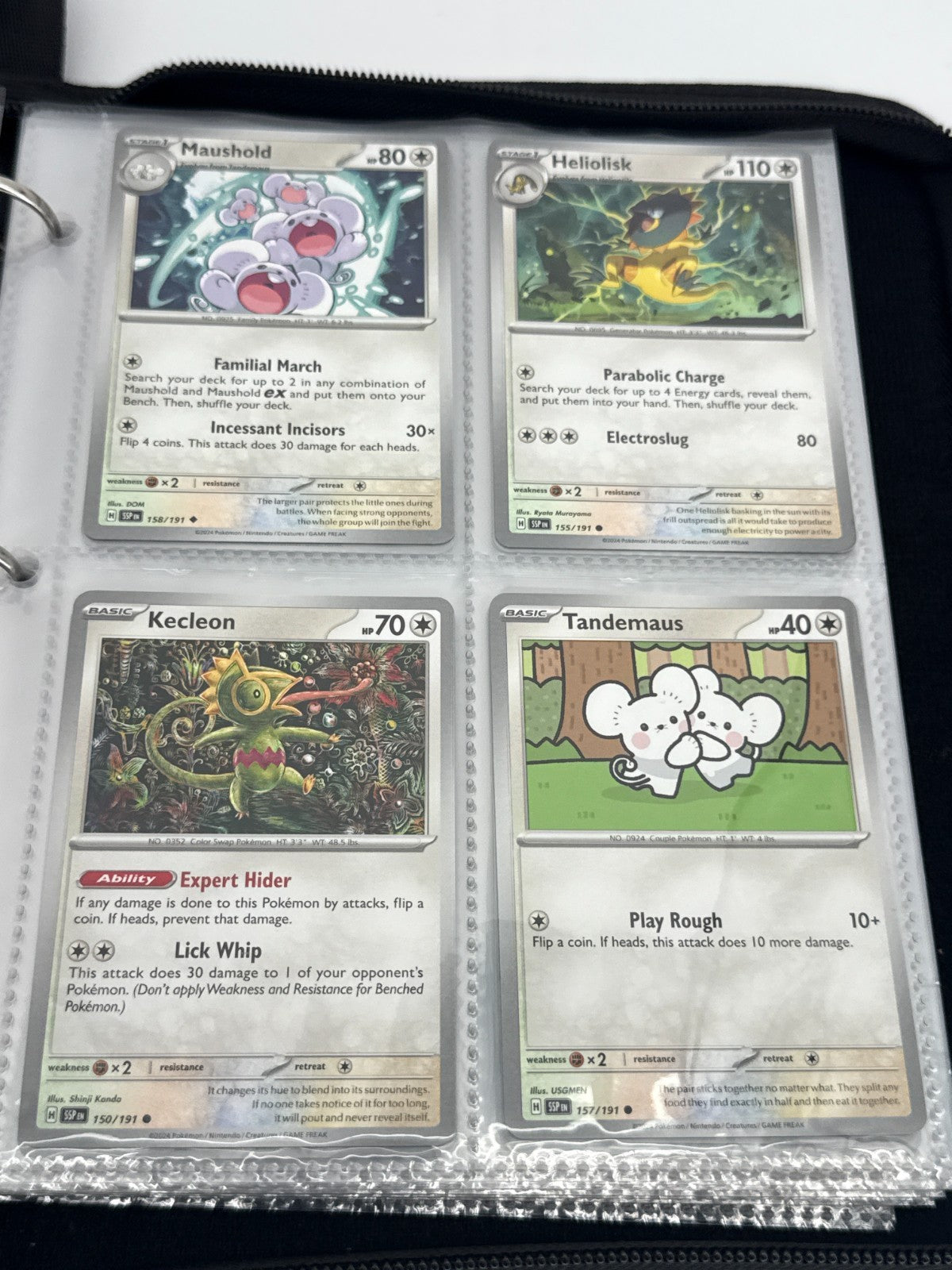 Pokémon Mewtwo Binder Lot 100+ Mixed Type Cards Grass Electric Psychic Bundle