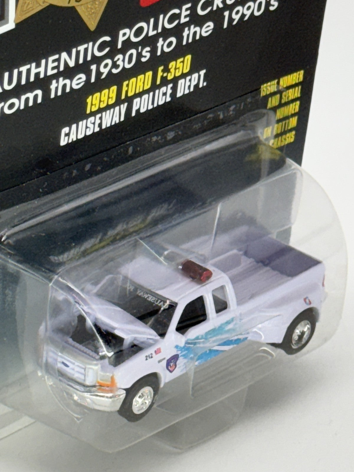 Racing Champions Police USA 1999 Ford F-350 Causeway Police Dept 1:67 Diecast