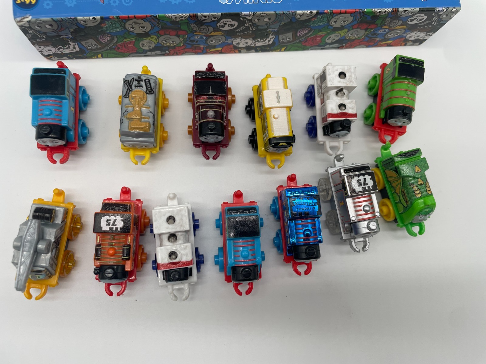 Thomas & Friends TrackMaster MINIS Lot of 13 Trains w/ Case Fisher Price