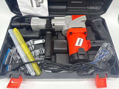 Demolition Jack Hammer Concrete Breaker 1400W Electric Hammer 2 Chisel Bit Kit