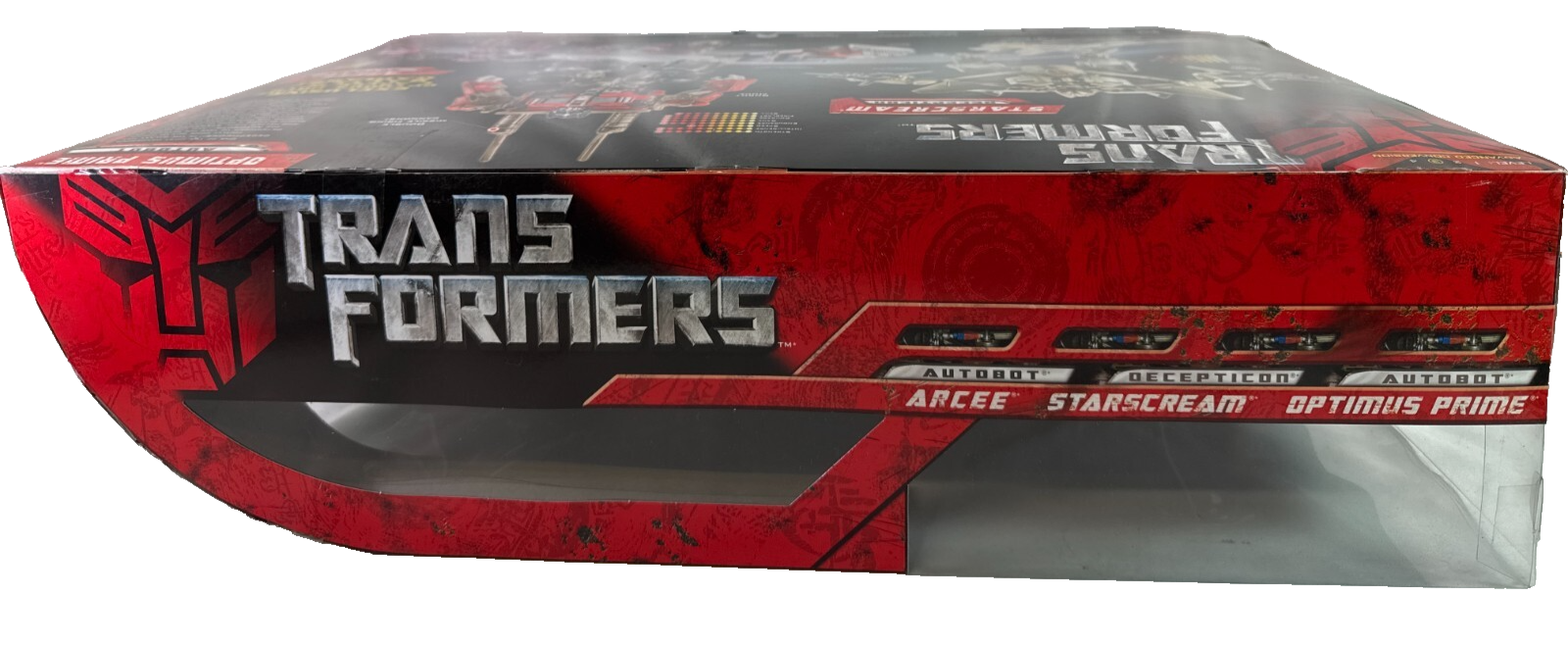 Transformers 2007 3-Pack Starscream Arcee Optimus Prime Battle Damage MIB