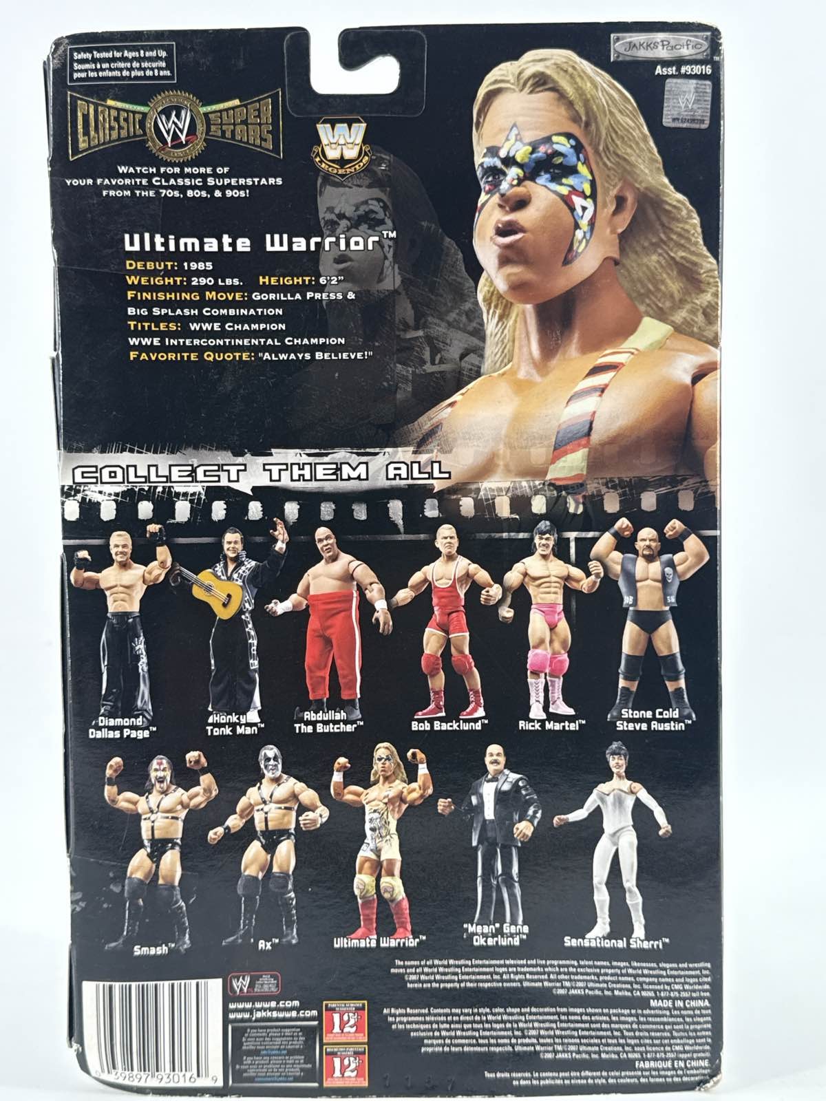 WWE Classic Superstars Series 14 Ultimate Warrior Jakks Pacific