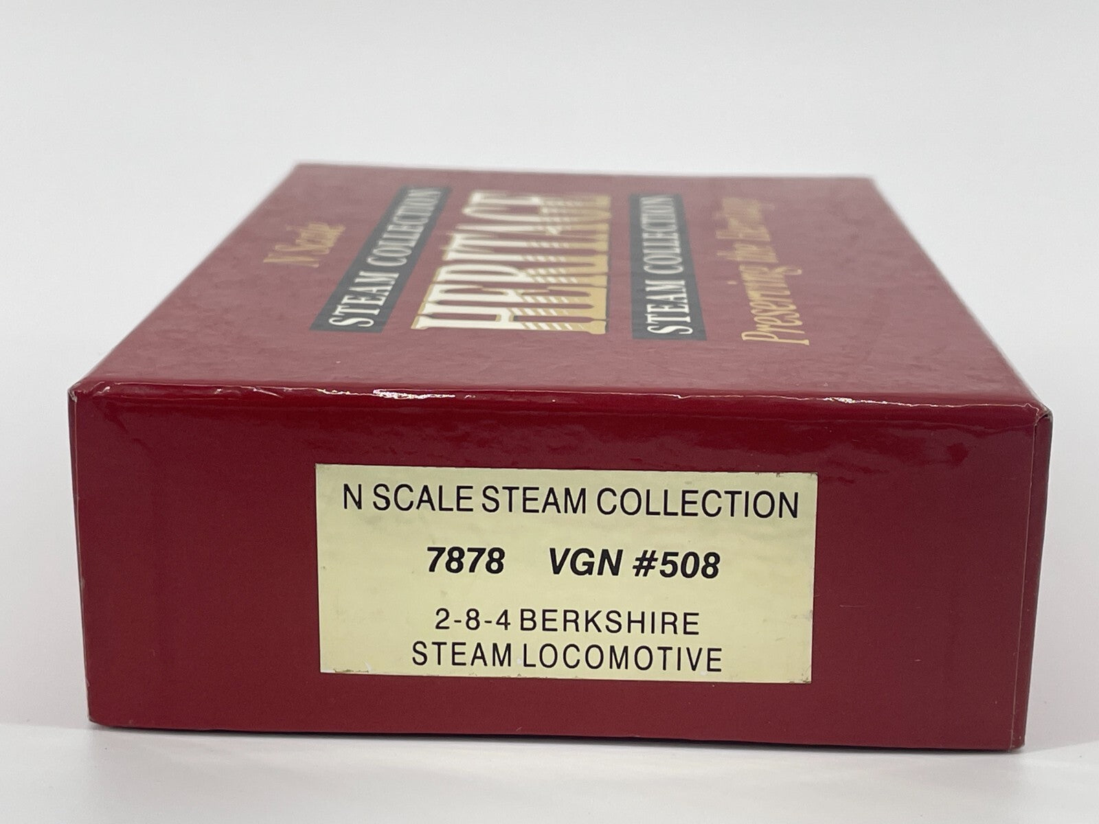 Walthers N Scale 2-8-4 Berkshire Steam Locomotive #508 Virginian w/COA