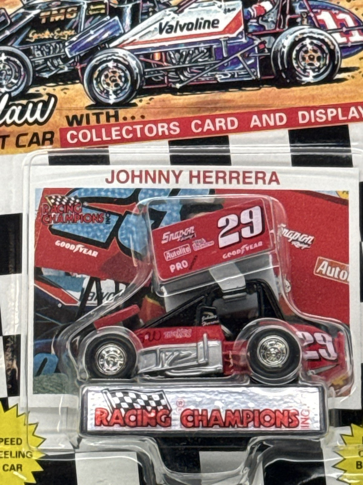 1993 Racing Champions Johnny Herrera #29 Snap-On 1/64 Outlaw Sprint Car Diecast