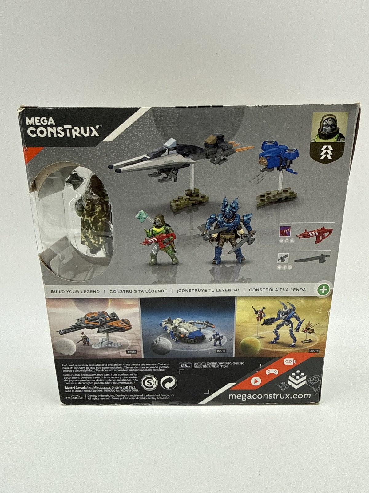 MEGA Construx Destiny Sparrow DPJ09 Building Set 121 Pieces Video Game Plastic