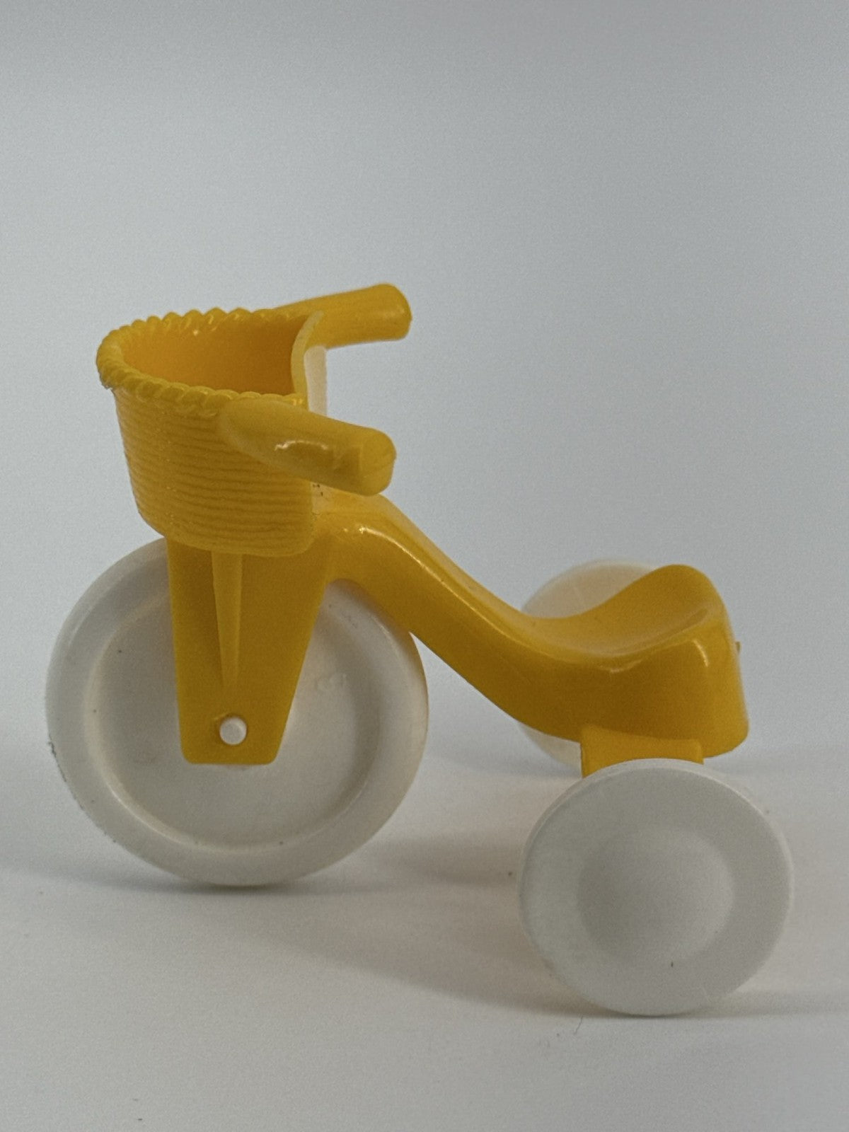 Hasbro Weebles Wobble 1970s Yellow Tricycle Toy