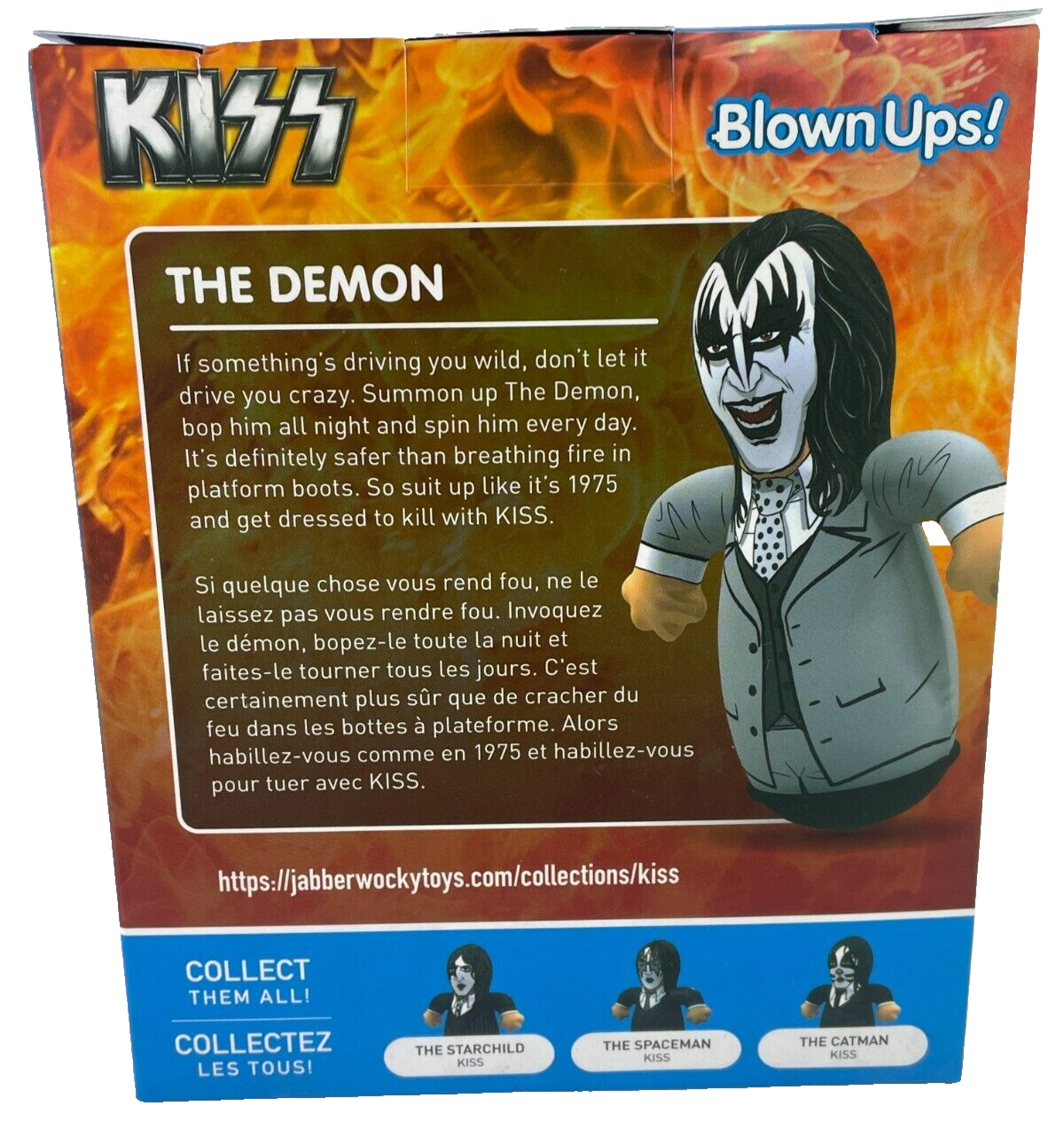ISS Gene Simmons The Demon Dressed To Kill Blown Ups! Bobble Figure