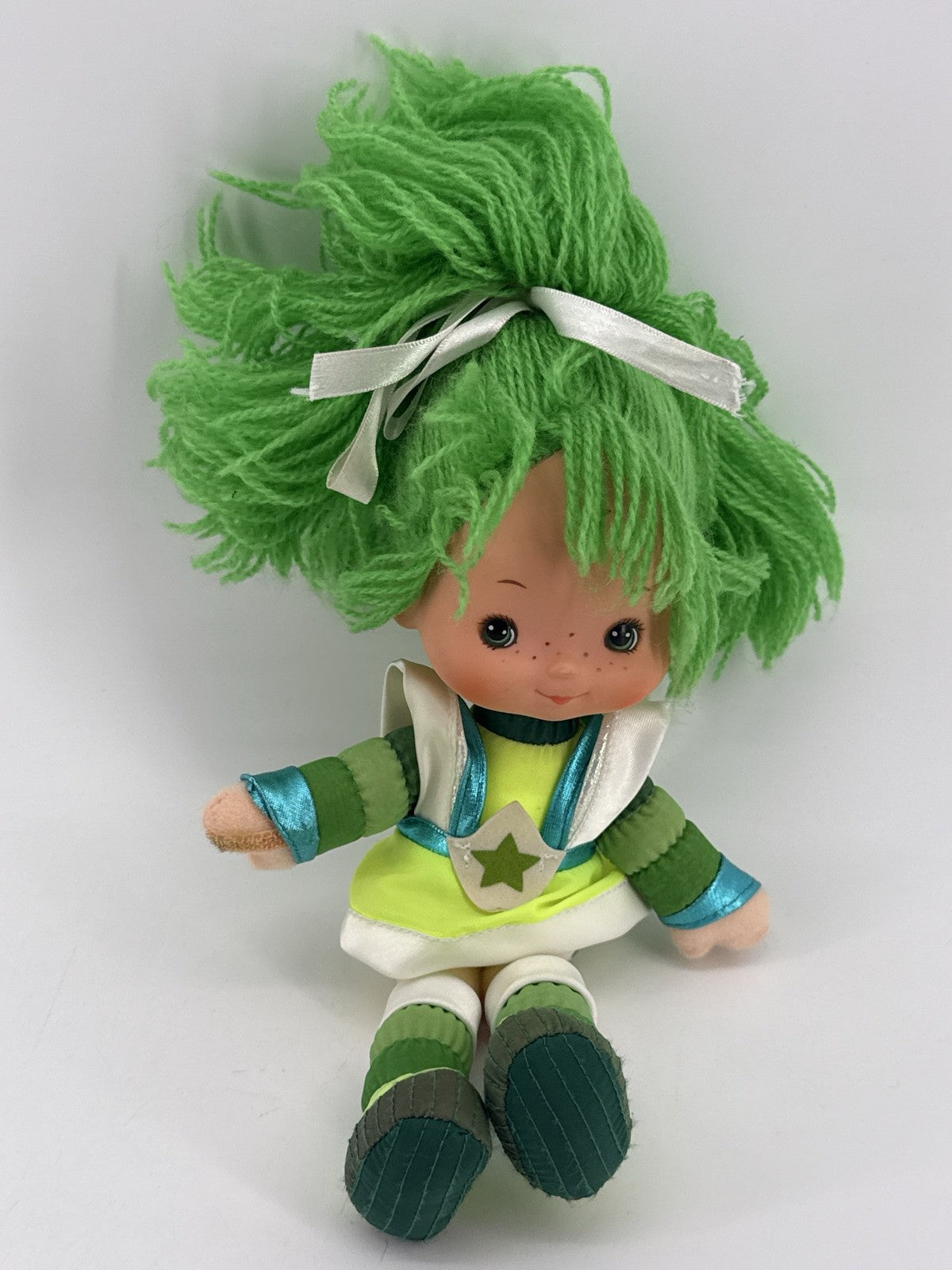 Rainbow Brite Patty O'Green Doll 1983 Hallmark Mattel 10" Yarn Hair